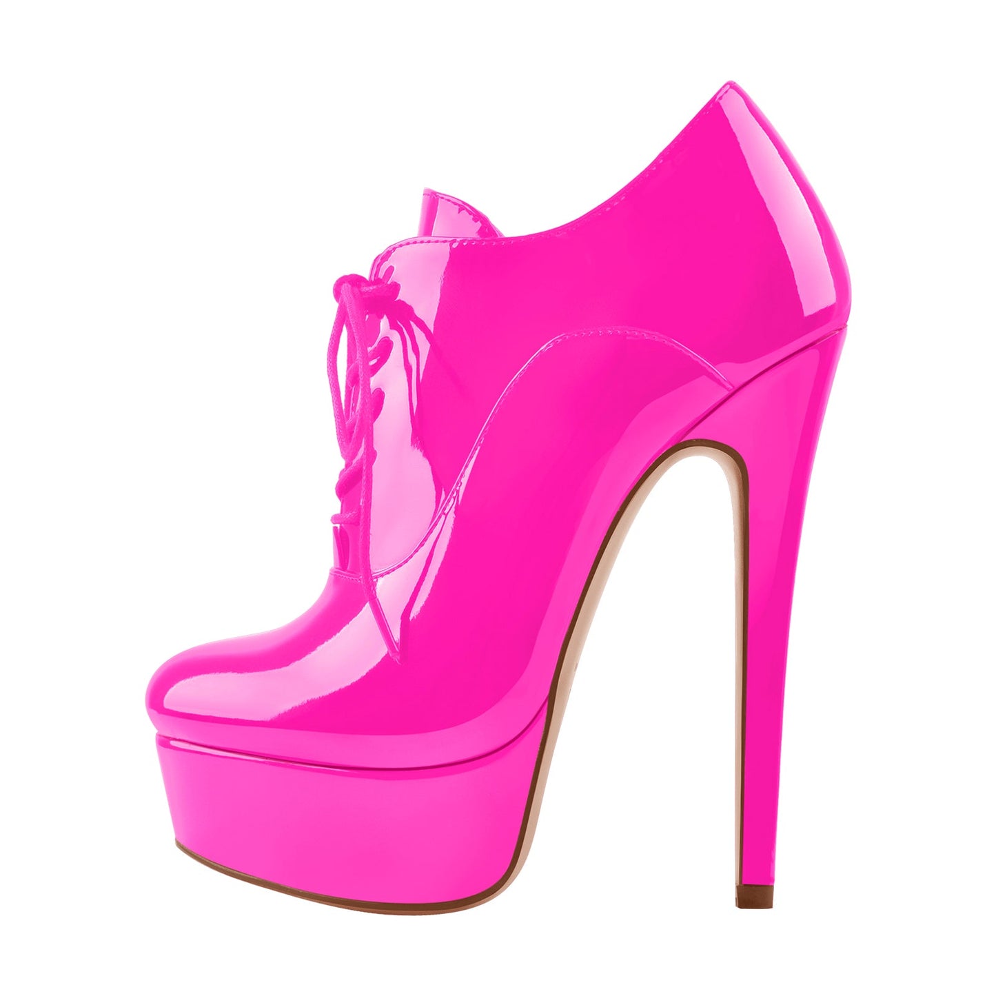 Platform Lace-up Stiletto Crossdressing Ankle Boots
