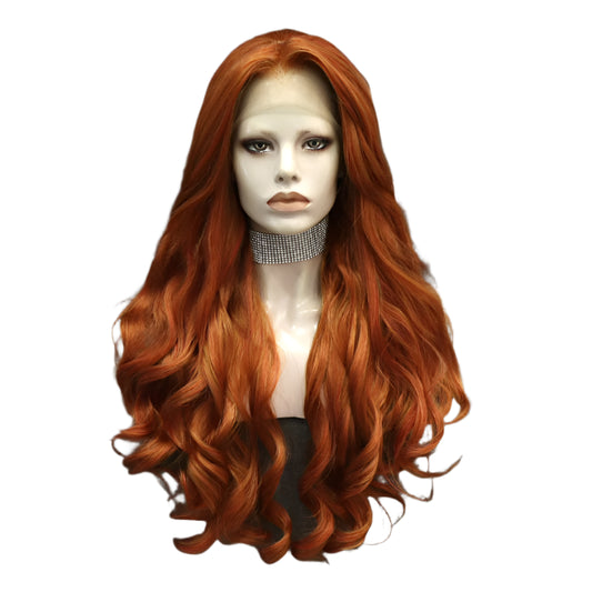 Ginger Wig Synthetic Lace Front Crossdressing Wig