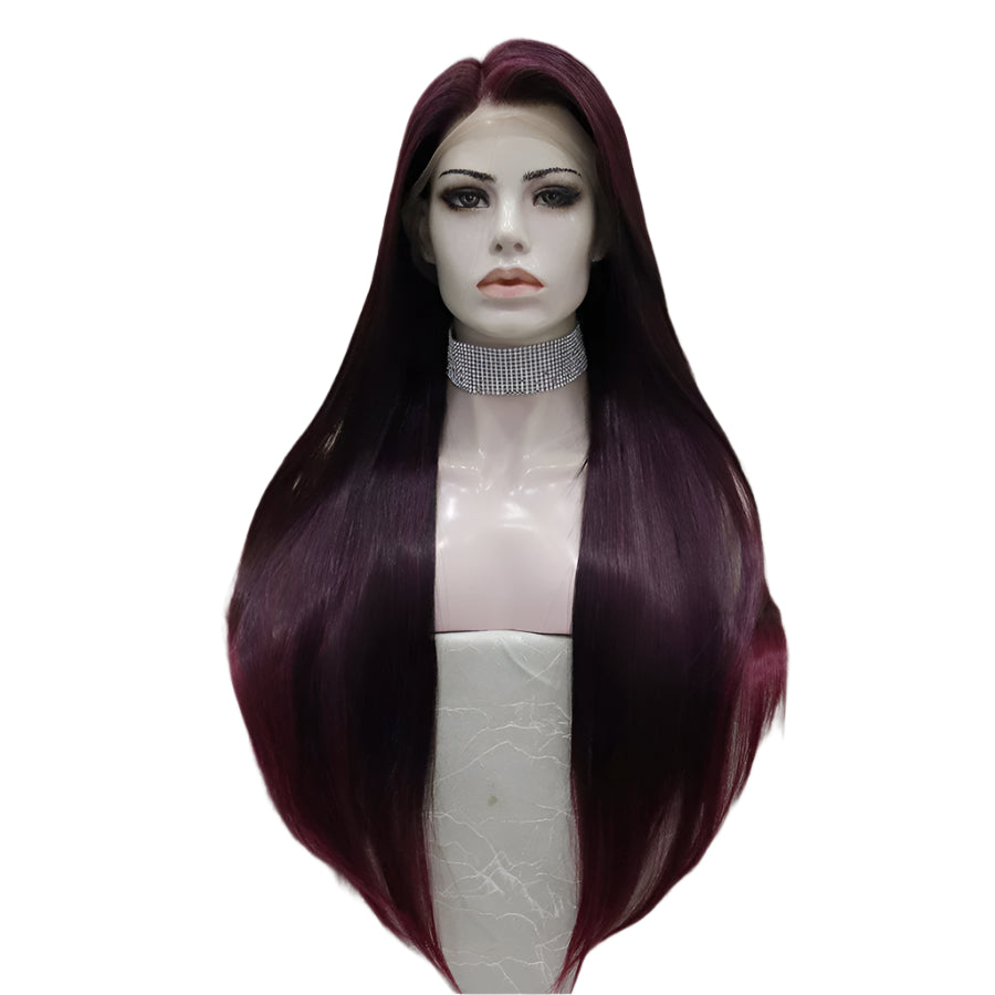 Full Lace Wig Synthetic Lace Front Crossdressing Wig