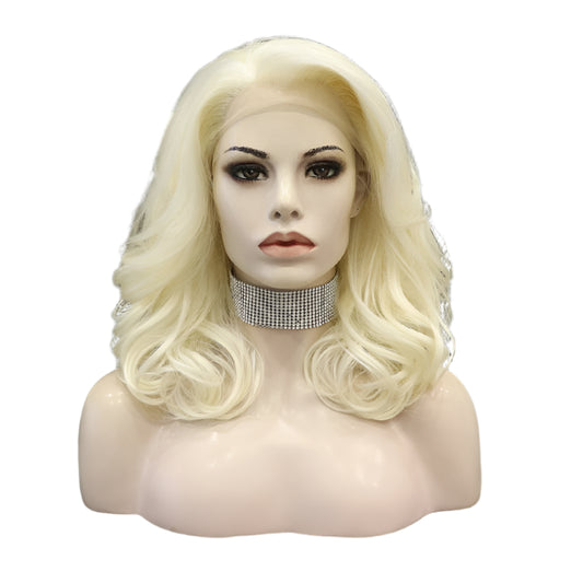 Blonde Lace Synthetic Lace Front Crossdressing Wig