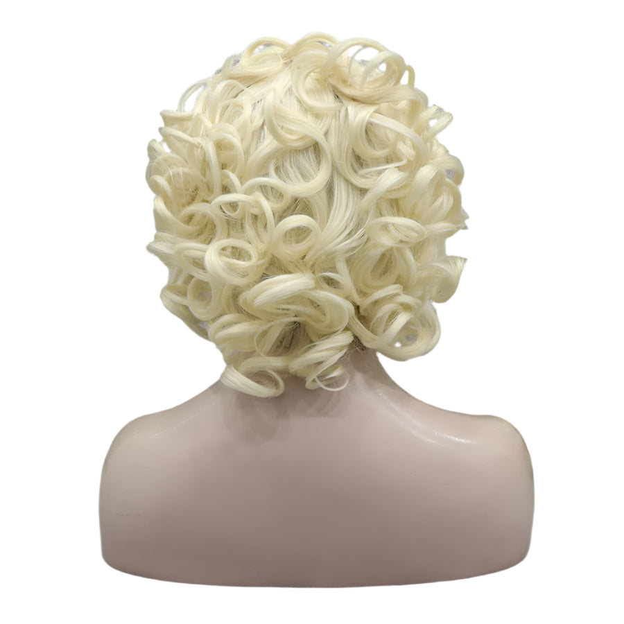 Blonde Wig Synthetic Lace Front Crossdressing Wig