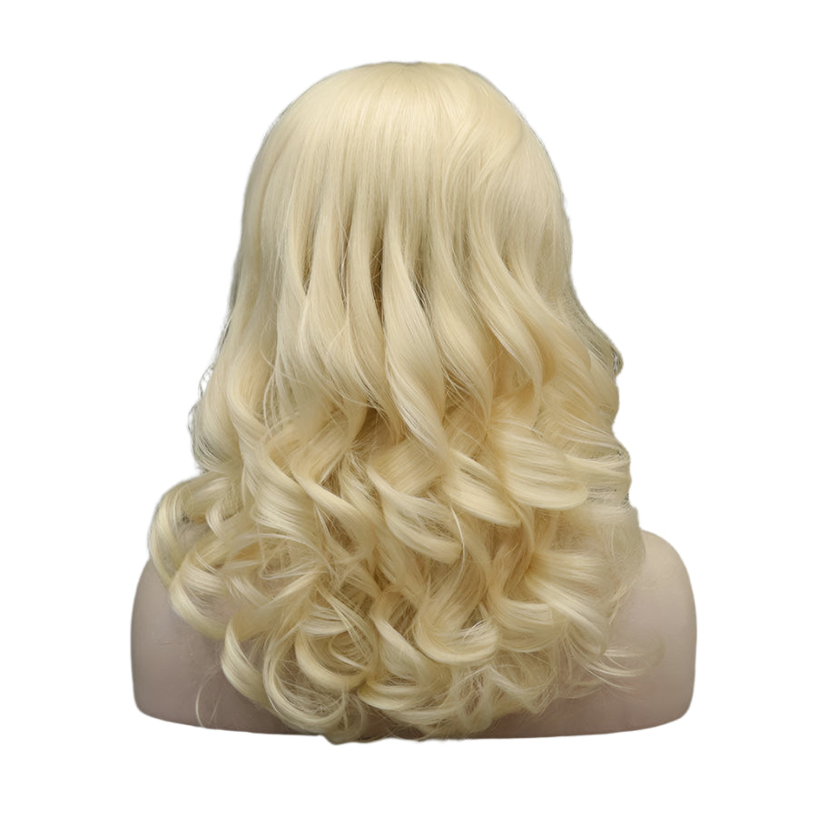 Blonde Synthetic Lace Front Crossdressing Wig