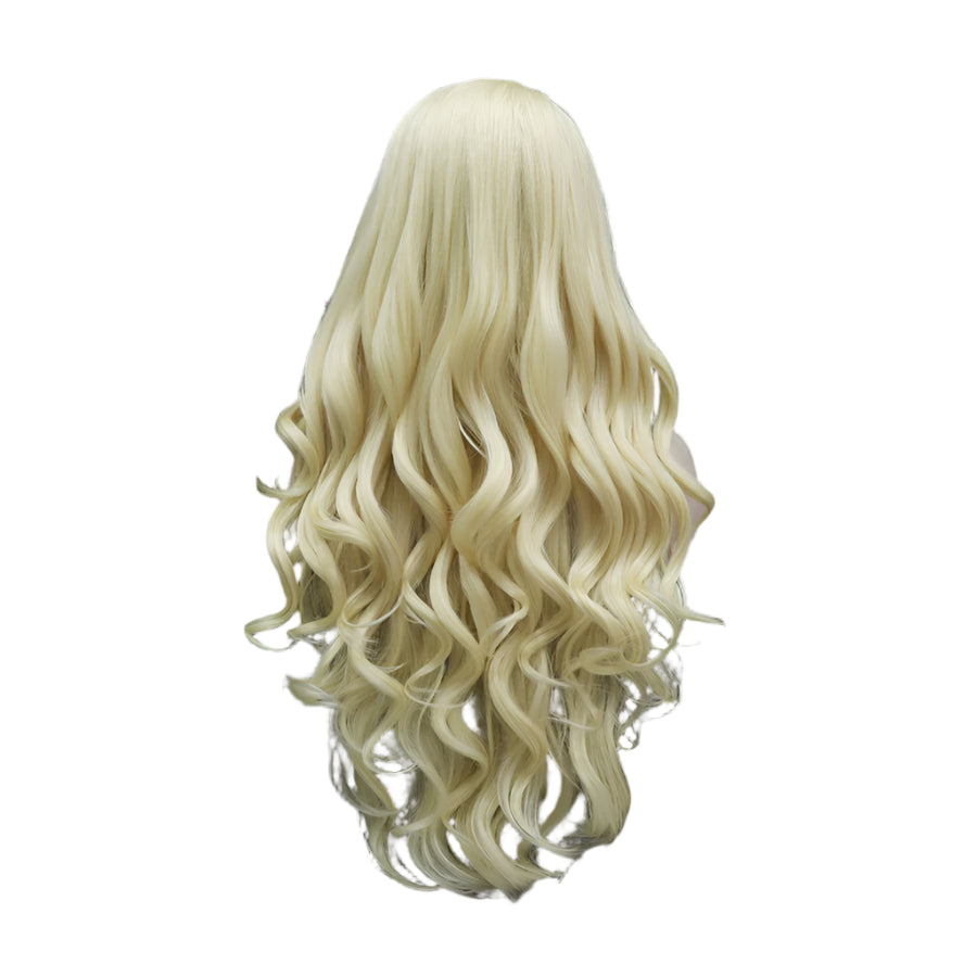 Blonde Long Synthetic Lace Front Crossdressing Wig