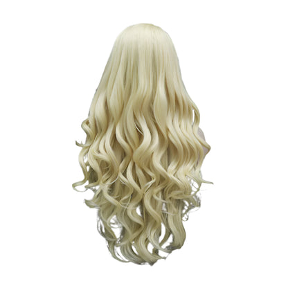 Blonde Long Synthetic Lace Front Crossdressing Wig