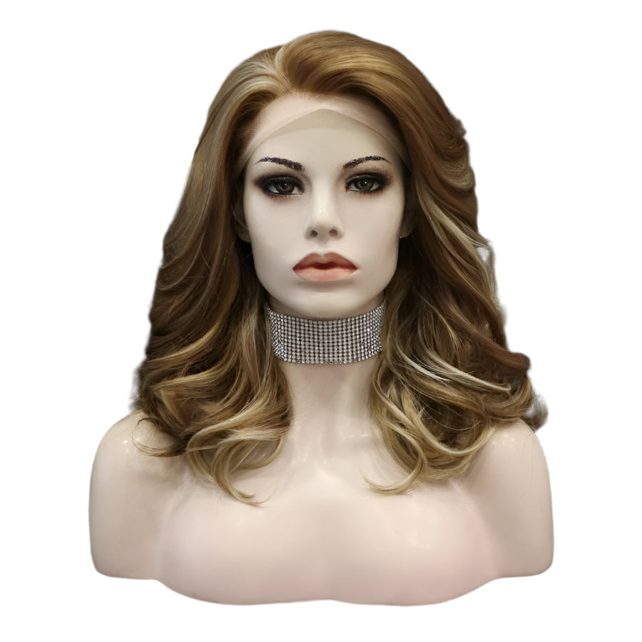 Synthetic Lace Front Wig Brown