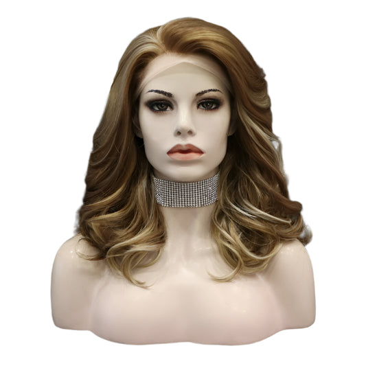 Synthetic Lace Front Wig Brown