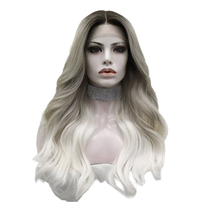 Blonde Platinum Synthetic Lace Wig