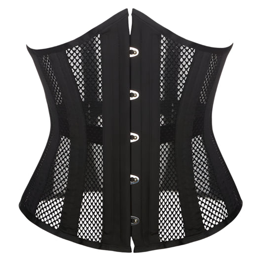 Underbust Mesh Corset Waist Trainer – Feminine Shaping Bustier for Crossdressers