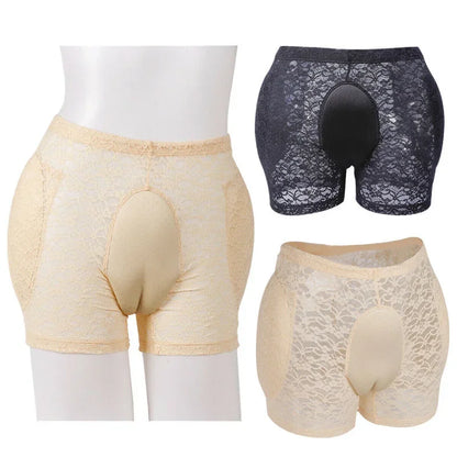 Ultimate Tuck Gaff Panties for Crossdressers – 2 Styles, Lace & Smooth Control (Black or Beige)