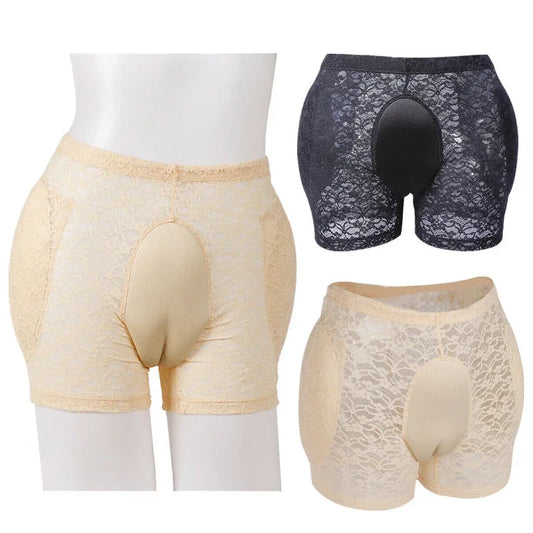 Ultimate Tuck Gaff Panties for Crossdressers – 2 Styles, Lace & Smooth Control (Black or Beige)