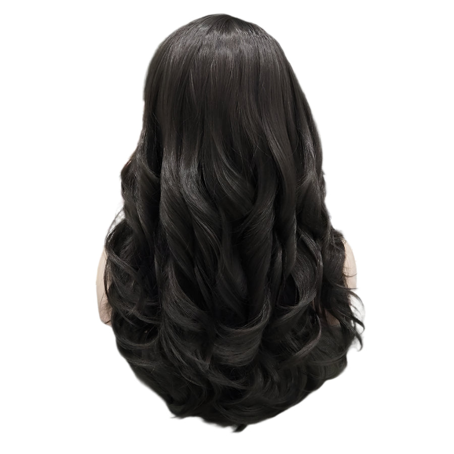 Black Wig Synthetic Lace Front Wig