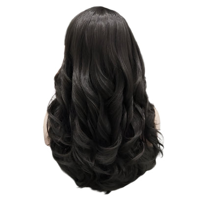 Black Wig Synthetic Lace Front Wig