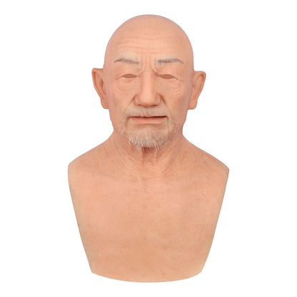 William Silicone Old Man Head Mask