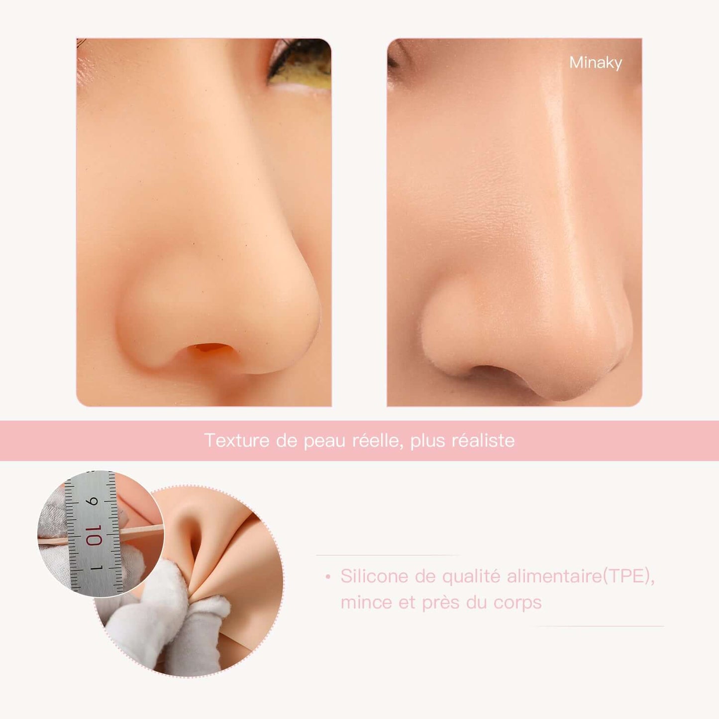 Claire Silicone Female Head Mask