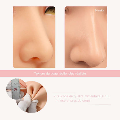 Claire Silicone Female Head Mask