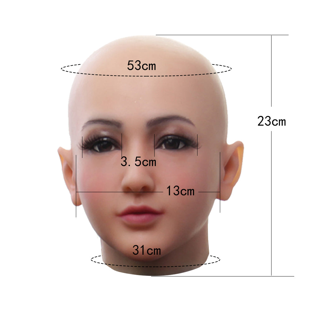 Claire beauty face mask with makeup