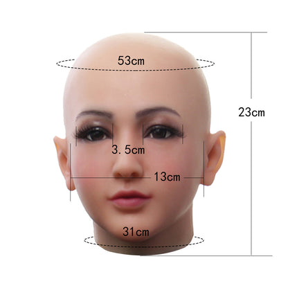 Claire beauty face mask with makeup
