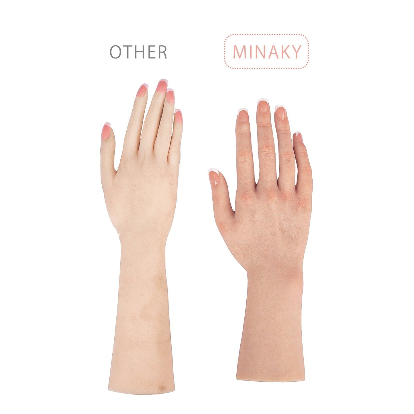 Female Mannequin Life Size Hand as Sketch Nail Jewelry Watch Display